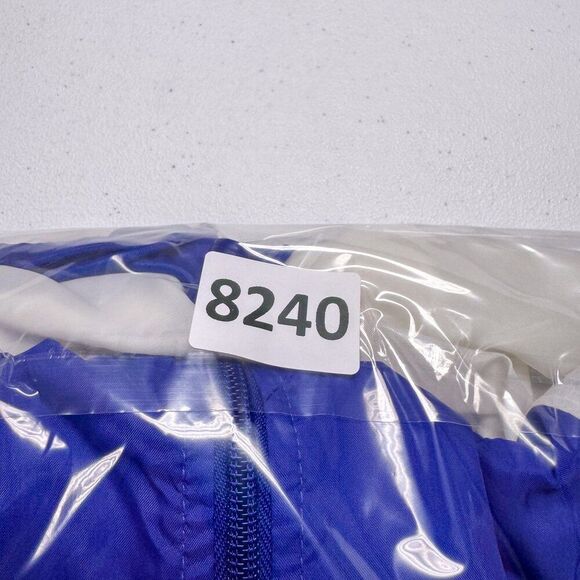 VTG Nike Jacket Mens Large Blue White Windbreaker White Tag 90s Y2K Streetwear - Picture 13 of 13